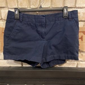 Navy JCrew Chino Shorts